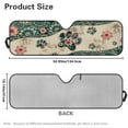 thumbnail image 7 of Uorisanigo Windshield Sun Shade, Dog Paws Mandala Floral Car Sunshade Jeep Wrangler TJ JK JKU Sport Sahara Rubicon 2 Door & 4 Door, UV Rays Blocker Sun Visor Shade Keep Vehicle Cool, 7 of 7