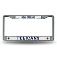 thumbnail image 2 of New Orleans Pelicans Chrome License Plate Frame, 2 of 2