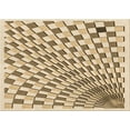 thumbnail image 1 of Ahgly Company Indoor Rectangle Patterned Khaki Gold Area Rugs, 5' x 7', 1 of 1