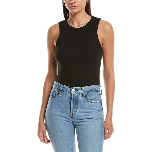 Madewell womens Updated Brightside Tank, XL, Black