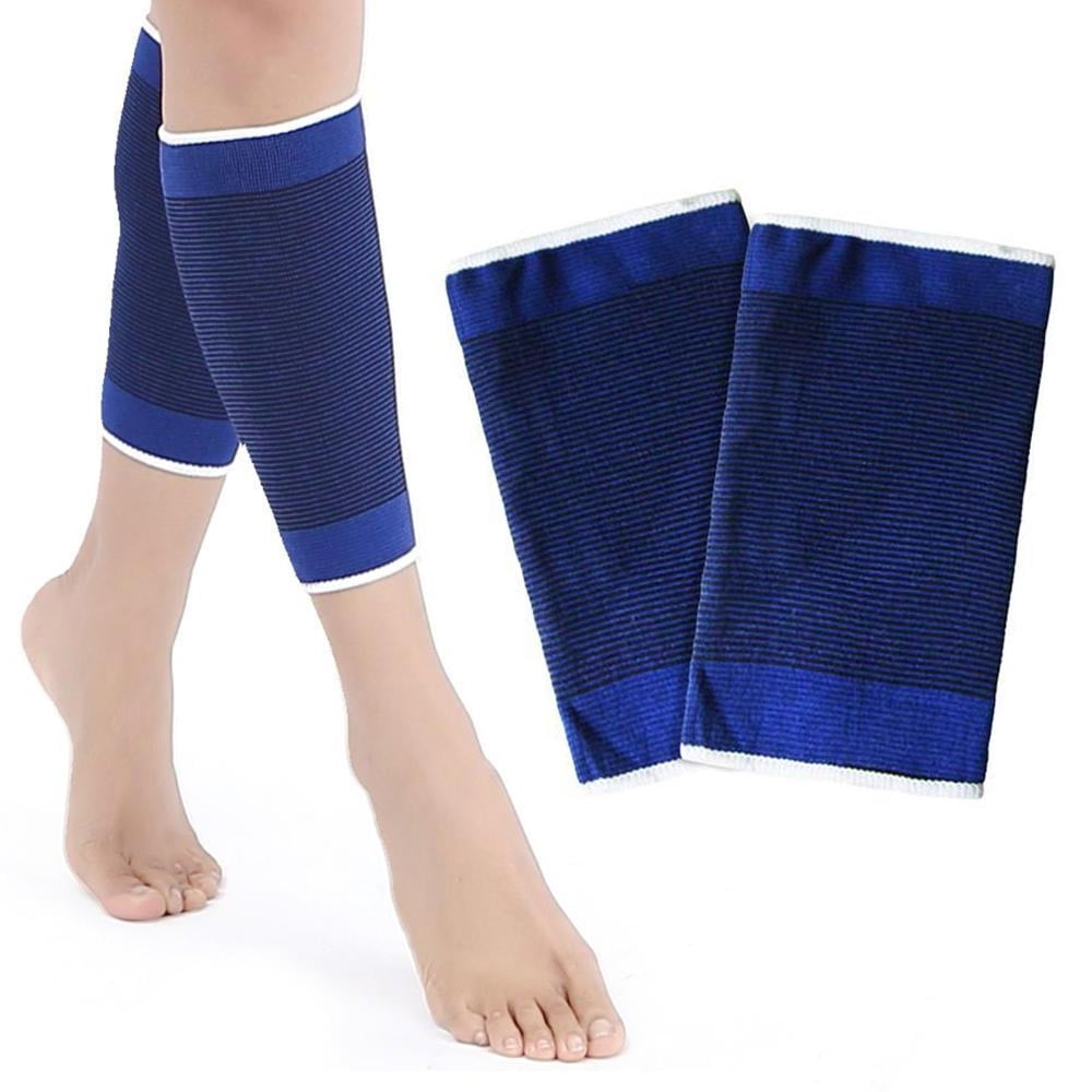 2 Pair Unisex Running Athletics Compression Sleeves Calf Leg Shin Splints 