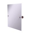 thumbnail image 2 of Allied Brass DT-92 Frameless Rectangular Tilt Beveled Edge Wall Mirror, Antique Copper, 2 of 3