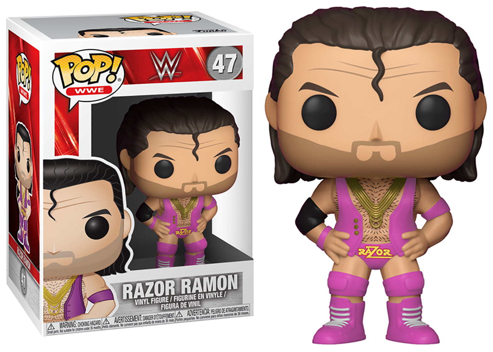 Razor Ramon Pop Vinyl Figure WWE NEW Funko Wrestler 