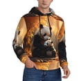 thumbnail image 2 of Haiem Maple Forest Panda Patterned Men's Hoodie with Kangaroo Pocket - Ideal Pullover Sweatshirt for Daily Wear, Travel, and Home-3X-Large, 2 of 7