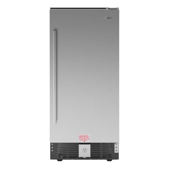 Pemberly Row Stainless Steel 3 cu. ft. Built-In Refrigerator and Beverage Cooler
