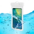thumbnail image 2 of TPU Waterproof Phone Pouch Double Sealing, Cell Phone Dry Bags with Lanyard Fit up to 7.5" Devices, Protector Case for iPhone 15 14 13 12 11 Pro Max Plus XR, Galaxy S24 S23, 2 of 5