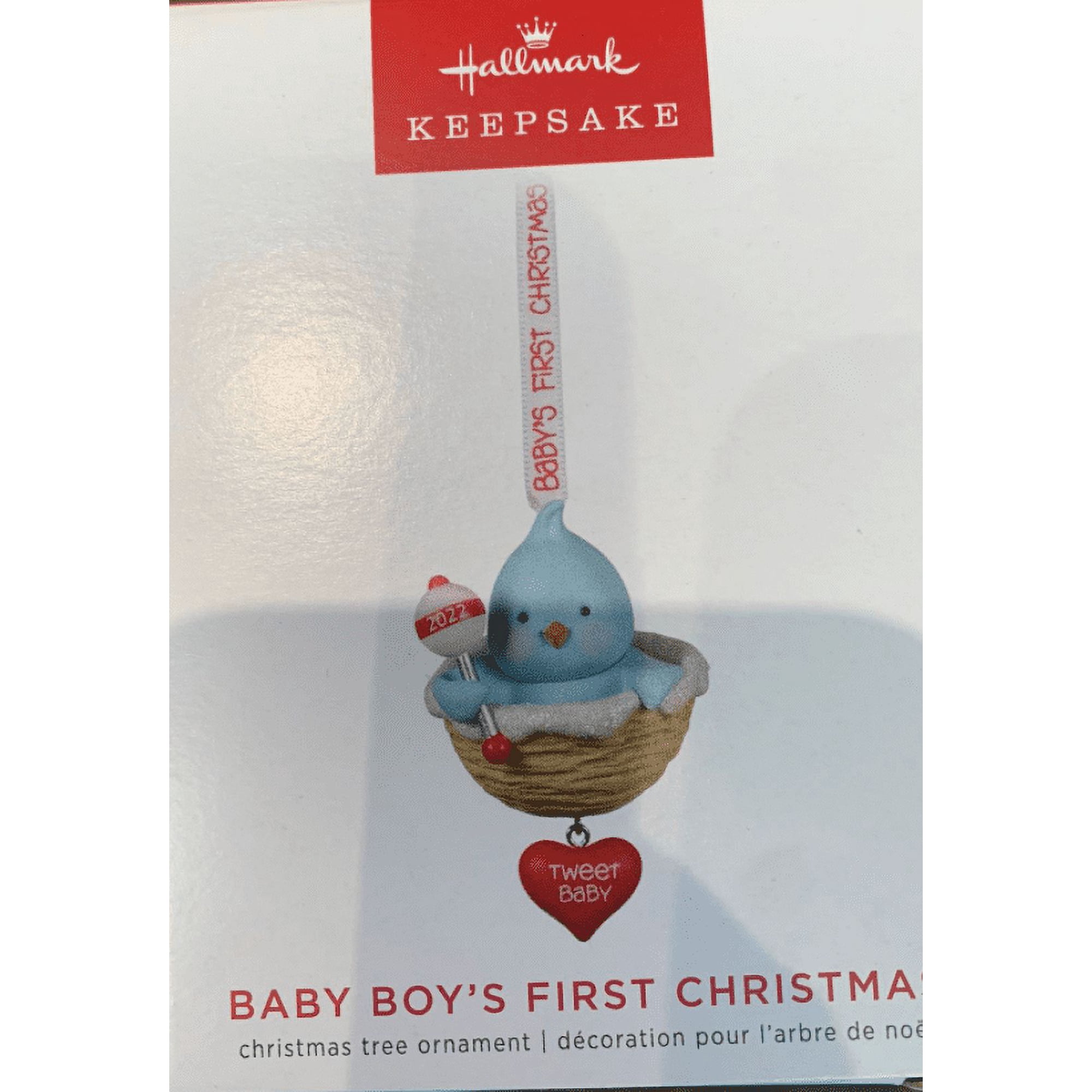Baby Boy’s First Christmas 2022 Hallmark Keepsake Christmas Ornament