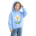 thumbnail image 5 of Cute Hoodies for Teen Girls Daisy Flower Print Pullover Sweatshirts Cool Casual Fall Winter Play Top Size 1-10, 5 of 7