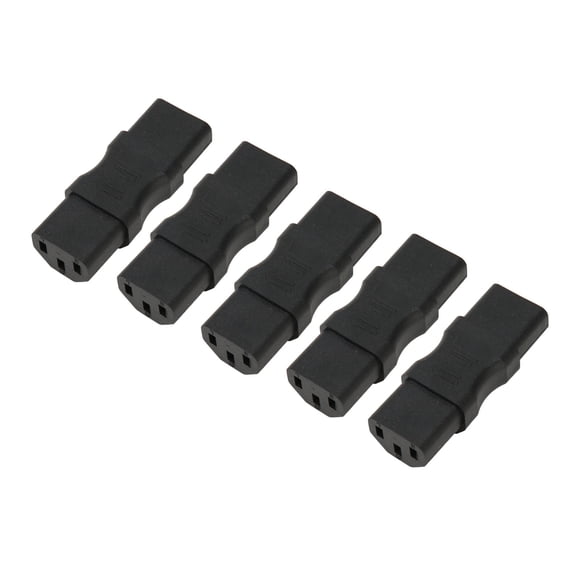 Adaptador De Enchufe De Alimentación, 5PCS IEC320 C13 A C13 Adaptador De Corriente 10A 250V 2.5A 250V Para Chasis PDU Para Computadora Portátil