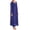 Navy, variant on Women's Shadowline 33280 Petals 53 Inch Long Sleeve Gown (Purple S)