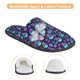 thumbnail image 3 of Fotbe Skull daisy Gradient Pantuflas Peludas para Mujer con Estampado, Zapatillas de Peluche, Zapatos de Invierno para Casa, Uso Interior y Exterior-Medium, 3 of 8