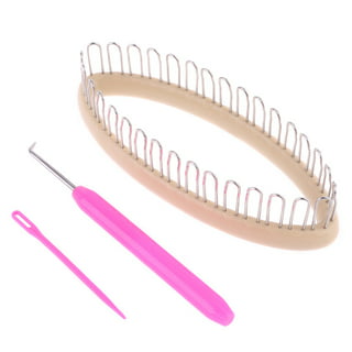 DEFNES Knitting Loom Kit, DIY Craft Knitting Board Looms with Loom Pick  Tool and Needle, Durable & Safe, Creativity for Kids Small Knitting Loom Kit  - Perfect for Scarf, Hat, Sock, Shawl