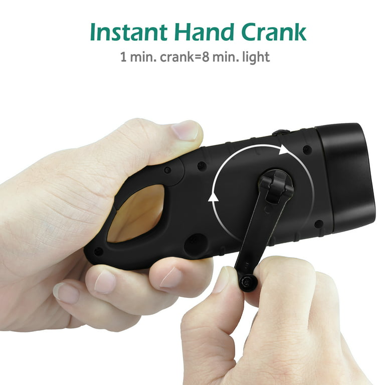 Hand Crank Flashlight