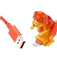 thumbnail image 1 of Câble de Charge USB Chien Humping Spot Drôle pour Téléphone Android Orange Micro USB, 1 of 8