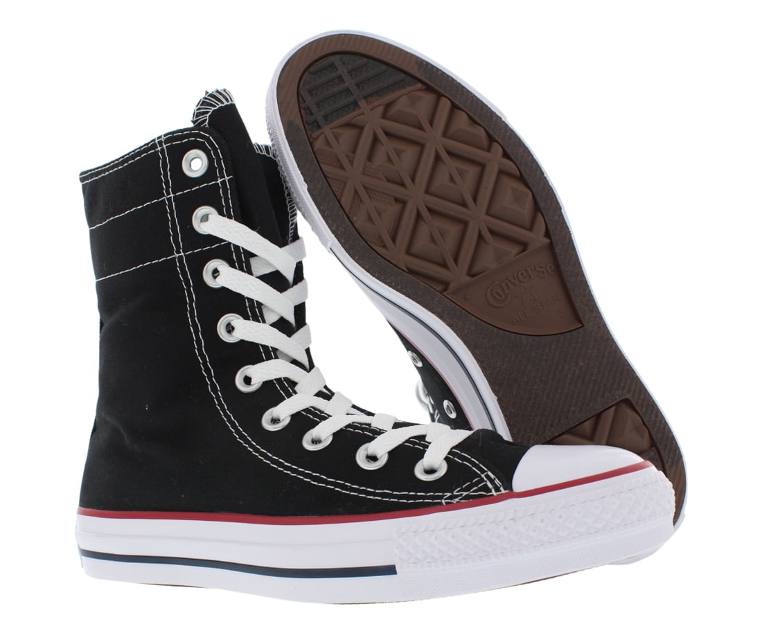 black high rise converse