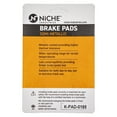 thumbnail image 4 of Niche Semi-Metallic Brake Pad Set for 2004-05 Kawasaki Ninja ZX12R Motorcycle MK1002580, 4 of 8