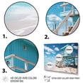 thumbnail image 3 of Designart "Turquoise Miami Lifeguard II" Nautical & Beach Canvas Wall Art, 3 of 5