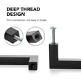 thumbnail image 5 of 10 manijas para muebles, manijas negras para gabinetes de cocina de 128 mm, manijas para gabinetes de acero inoxidable, manijas para cajones, manijas para puertas negras para gabinetes de cocina Kuyhfg Bienvenido a Kuyhfg, 5 of 5