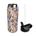 thumbnail image 2 of Picia Lilies Flowers Pattern 18oz Sports Insulated Kettle With Straw Insulated Water Bottle For Running Hiking Cycling Climbing Men'S Woman Insulated Water Bottle, 2 of 8