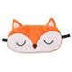 thumbnail image 1 of Sleeping Eye Mask Cartoon Fox Blindfold Eyepatch Light Proof Eyeshade(3pcs, Red), 1 of 5