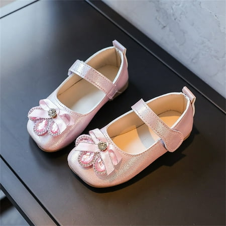 

Cathalem Toddler Shows Girls Summer And Autumn Fashion Girls Casual Shoes Solid Color Ribbon Bow Flat Toddler Girl Boots Size 5 Pink 5.5 Years