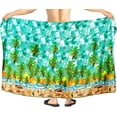 thumbnail image 4 of LA LEELA Men's Swim Bath Trunk Swimsuit Regular Surfing Swimwear Sarong Long Pareo Beach Wrap One Size Sea, Holiday Summer Vacation Party, 4 of 4