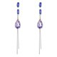 thumbnail image 1 of s mujeres de cadena lineales cuelgan pendie de aleación azul Sunnimix Pendientes colgantes de gota, 1 of 8