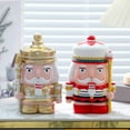 thumbnail image 4 of Resin Nutcrackers Figure Saving Banks Resin Christmas Decoration and Practical for Children, 4 of 9