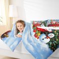 thumbnail image 4 of Manfei Christmas Festival Child Bedding Comforter Set, Kawaii Santa Claus Twin Comforter Sets, Winter Snowman Reversible Bedding Set, Ultra Soft Home Decor, 2pcs, 4 of 8