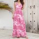 thumbnail image 1 of WILLBEST Vestidos De Verano Para Mujer, Vestido Largo Elegante Sin Mangas Con Cuello En V Y Estampado Floral Belleza De Talla Grande Para Mujer De Verano 2023, 1 of 3