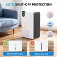 thumbnail image 4 of GOOVI Dehumidifiers for Home, Ultra Quiet Small Dehumidifier for Basement Bedroom Bathroom 85oz Water Tank with Drain Hose, 4 of 8