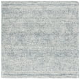 thumbnail image 2 of SAFAVIEH Abstract Caelestinus Ogee Wool Area Rug, Ivory/Navy, 6' x 6' Square, 2 of 11