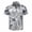Blue, variant on BUWTTER Mens Shirts Short Sleeve Tropical Button Down Loose Fit Vacation Casual Summer Beach Shirt Blue L