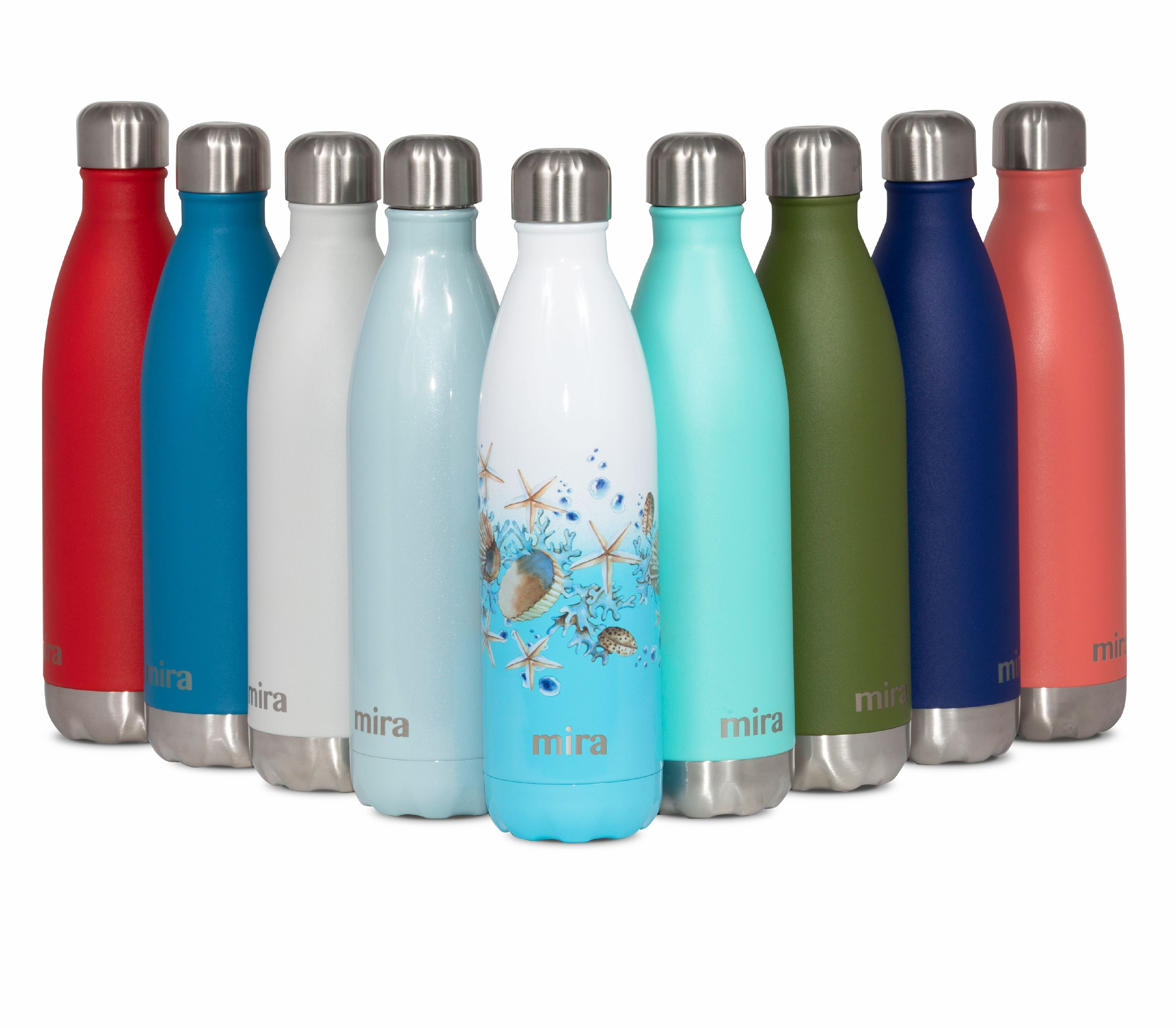 MIRA Insulated Double Wall Vacuum Stainless Steel Water Bottle 25oz Mandala 