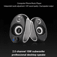 thumbnail image 3 of Computer Speakers, PC Powered Speakers USB Speaker Monitor Speakers, 3 of 5