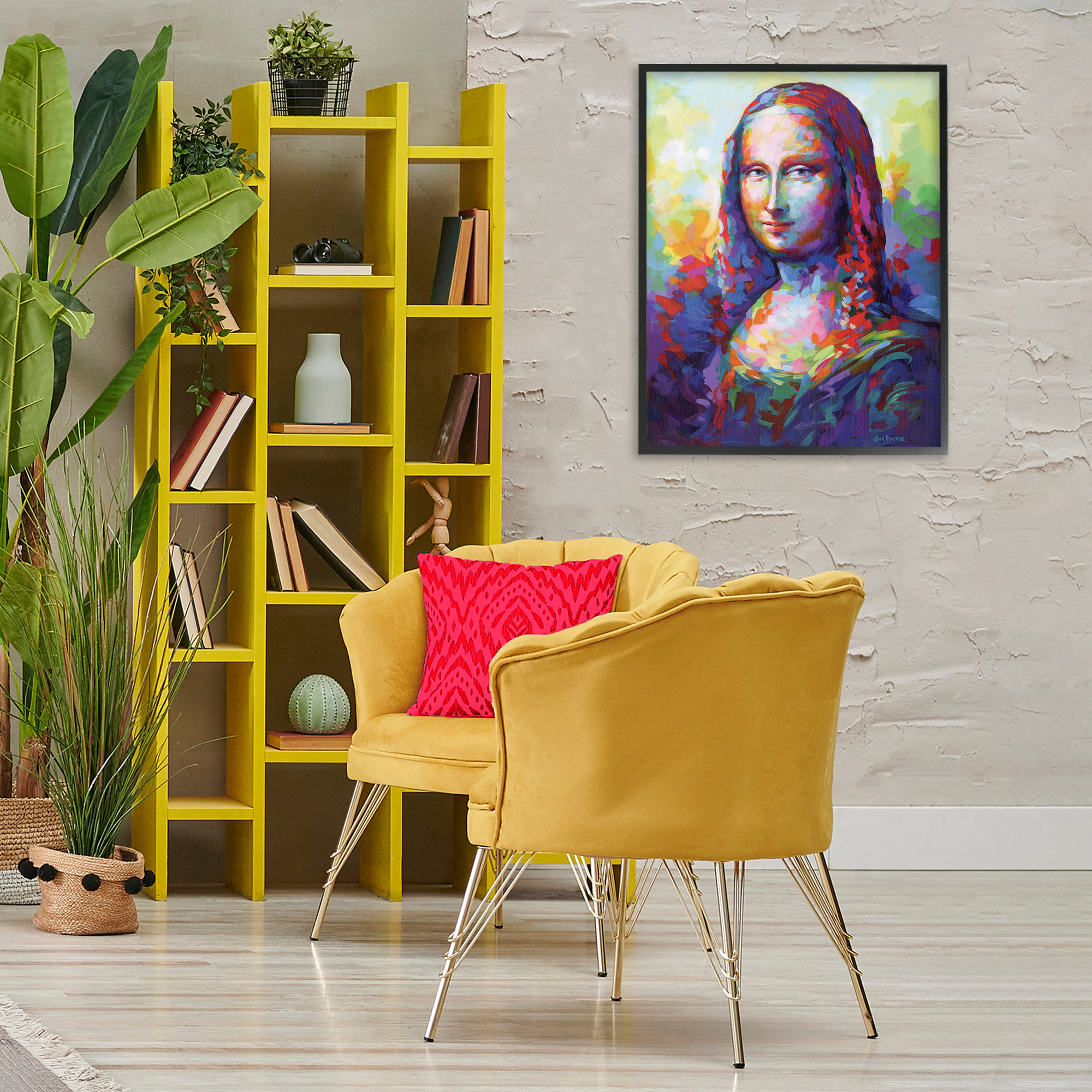 Stupell Industries Abstract Classic Painting Novelty Painting Black Framed Art Print Wall Art, 24 x 30