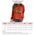 thumbnail image 3 of Top De Mujer De Halloween Jersey Con Estampado De Calabaza Halloween Women Pullover Cute Pumpkin Print Sudadera Con Cuello Redondo Manga Larga Casual Fit Fall Top Shirt Orange S ANGGREK Otros, 3 of 5