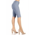 thumbnail image 2 of Women's Casual Stretchy Bermuda City Shorts for Everyday Wear, 2 of 5