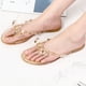 thumbnail image 5 of Zapatos de gelatina con tachuelas Sandalias de tanga con zapatos de ducha con lazo Diapositivas de moda para mujer, 5 of 9