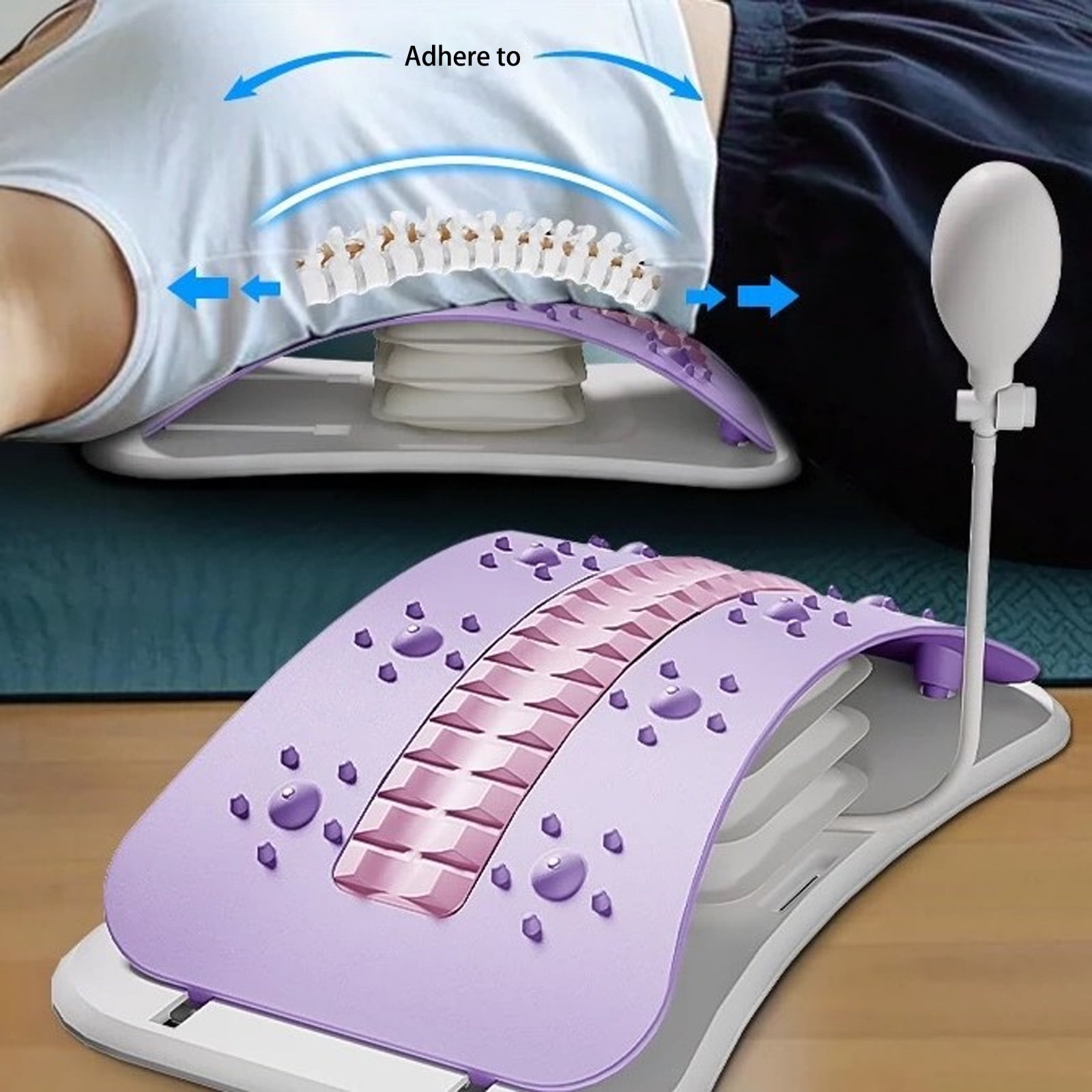 Adjustable Back Massager Postures Corrector With 53-120mm Height Adjustment For Training And Muscle Relaxation