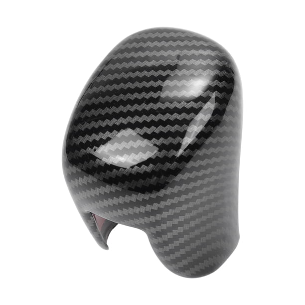 Cubierta Decorativa del Pomo de la Palanca de Cambios Automático para Honda Civic 22-25 CR-V / HR-V 23-25 Fibra de Carbono Negra