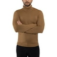 thumbnail image 4 of X RAY JEANS Mens Turtleneck Sweater Pullover, British Khaki, L, 4 of 10