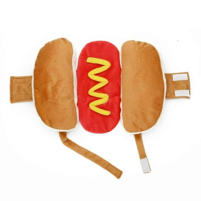 Hot Dog Pet Costume Hot Dog Pet Dog Clothing Halloween Costumes Durable compatible Dogs _ Newway
