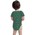 thumbnail image 3 of Yiaed Watermelon Print Infant Climbing Short Sleeve Onesie One-Piece Baby Bodysuit Clothes 0-12 Months -18 Months, 3 of 6