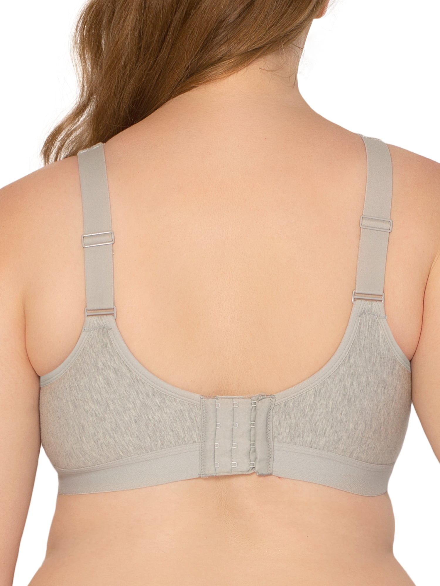 Fruit of the Loom Women's Plus Size Beyond Soft Wireless Cotton Bra, Style FT811