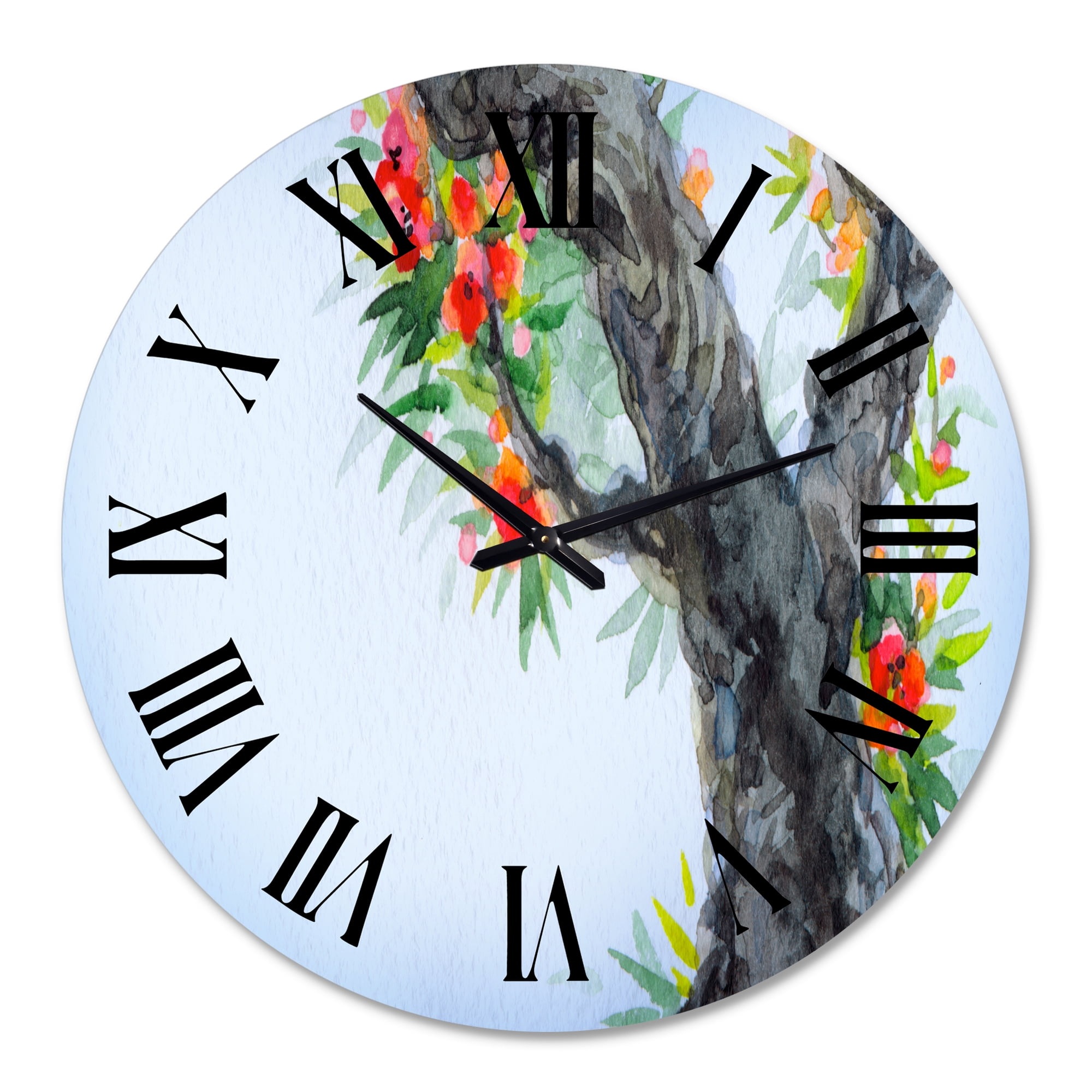 Designart 1 in Quartz Traditional Wall Clock