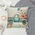 thumbnail image 2 of Nawypu Spring Throw Pillow Covers Hello Spring Truck Bicycle Floral Pillow Covers Throw Pillover Case Farmhouse Decorative for Sofa Bed, Modern Couch Pillow Covers, 2 of 5