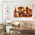 thumbnail image 5 of Elephant Stock Joyful Garden Wall Art - Horizontal Canvas Wall Art - Living Room Wall Decor - Floral And Botanical Canvas - Orange And Yellow Decor By Silvia Vassileva - 45" x 30", 5 of 8