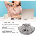 thumbnail image 3 of Gray Heating Neck Shoulder Pad, 3 Level Temperature Adjustment, Massage Mode, Sand Cloth, Electric Heating Neck Wrap, 3 of 5