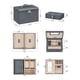 thumbnail image 5 of Caja Joyero de 3 Niveles, con 2 Cajones, con Mini Caja Portátil para Viajar, con Asa, Cerradura, Regalo Ideal, Blanco MJBC121W, 5 of 8